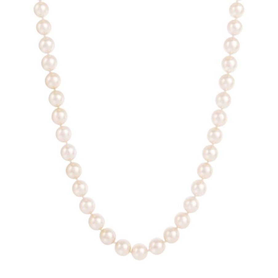 Jewelry STORROW | 14K 16" Aaa 7.5-8.5Mm Japanese Akoya Pearl Howie Necklace