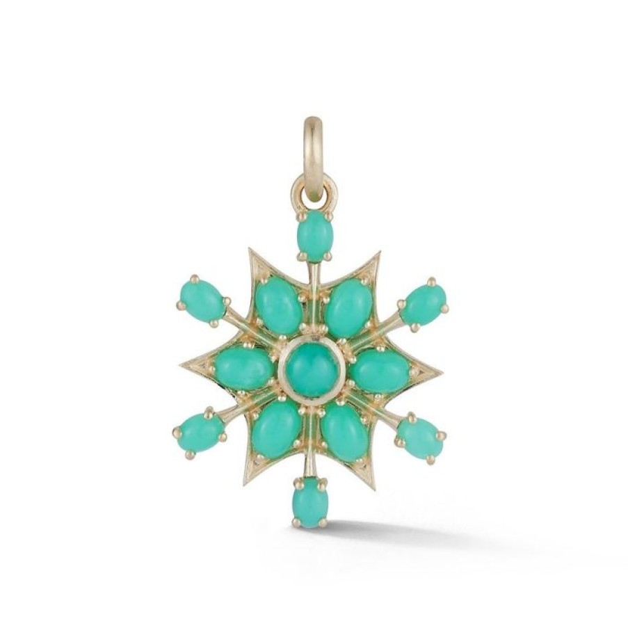 Jewelry STORROW | 14K Gold & Chrysoprase Sadie Charm