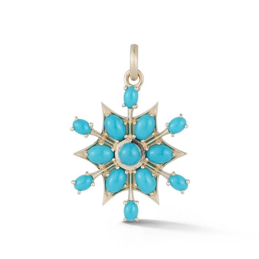 Jewelry STORROW | 14K Gold & Turquoise Sadie Charm