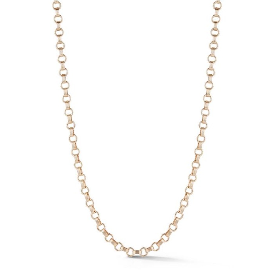 Jewelry STORROW | 14K Gold Book Link 19" Everett Chain