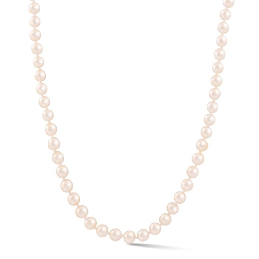 Jewelry STORROW | 14K 18" Aaa 5-7Mm Japanese Akoya Pearl Howie Necklace