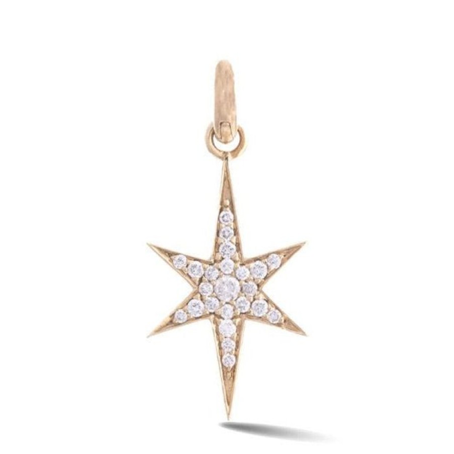 Jewelry STORROW | 14K Gold Diamond Stella Charm