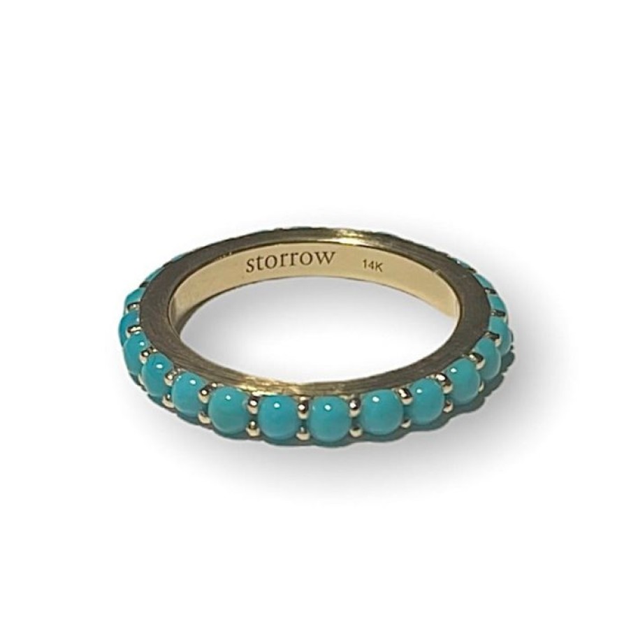 Jewelry STORROW | 14K Gold Turquoise Isabel Ring