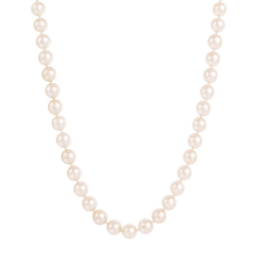 Jewelry STORROW | 14K 20" Aaa 7.5-8.5Mm Japanese Akoya Pearl Howie Necklace