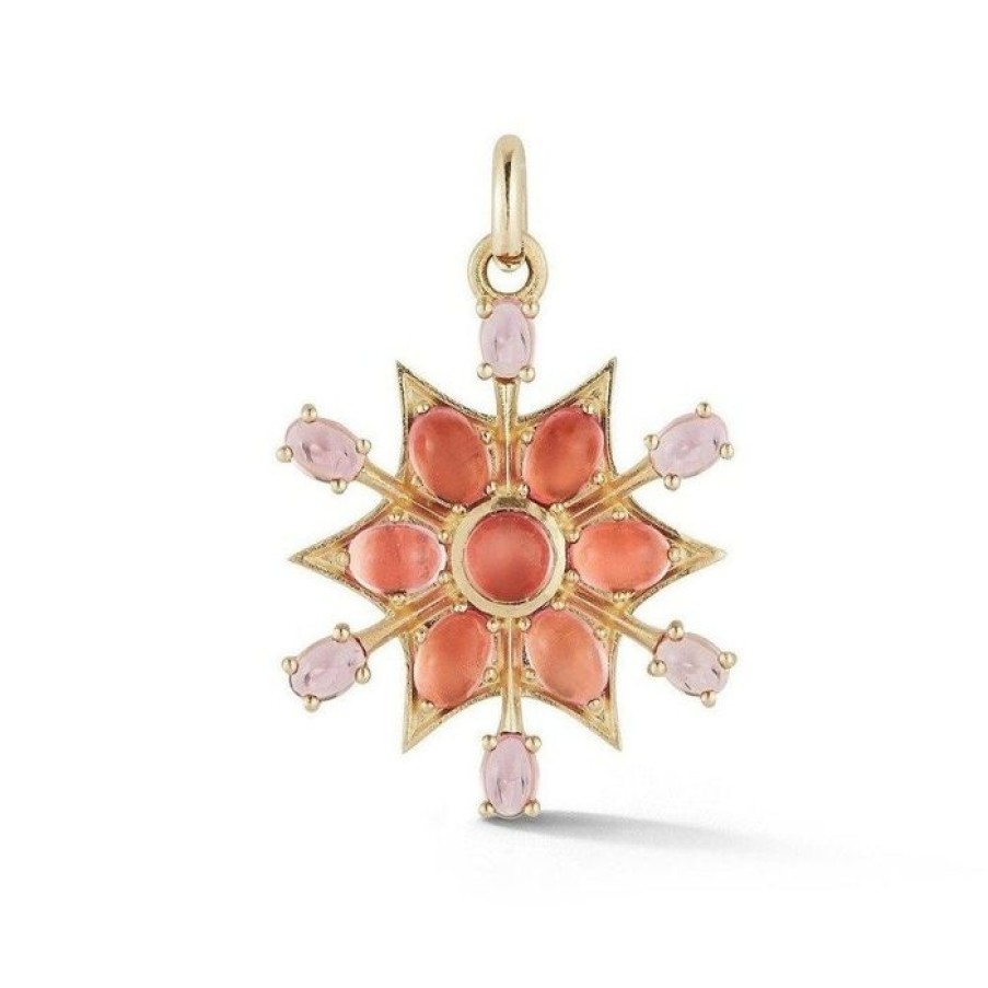 Jewelry STORROW | 14K Gold & Pink Tourmaline Sadie Charm