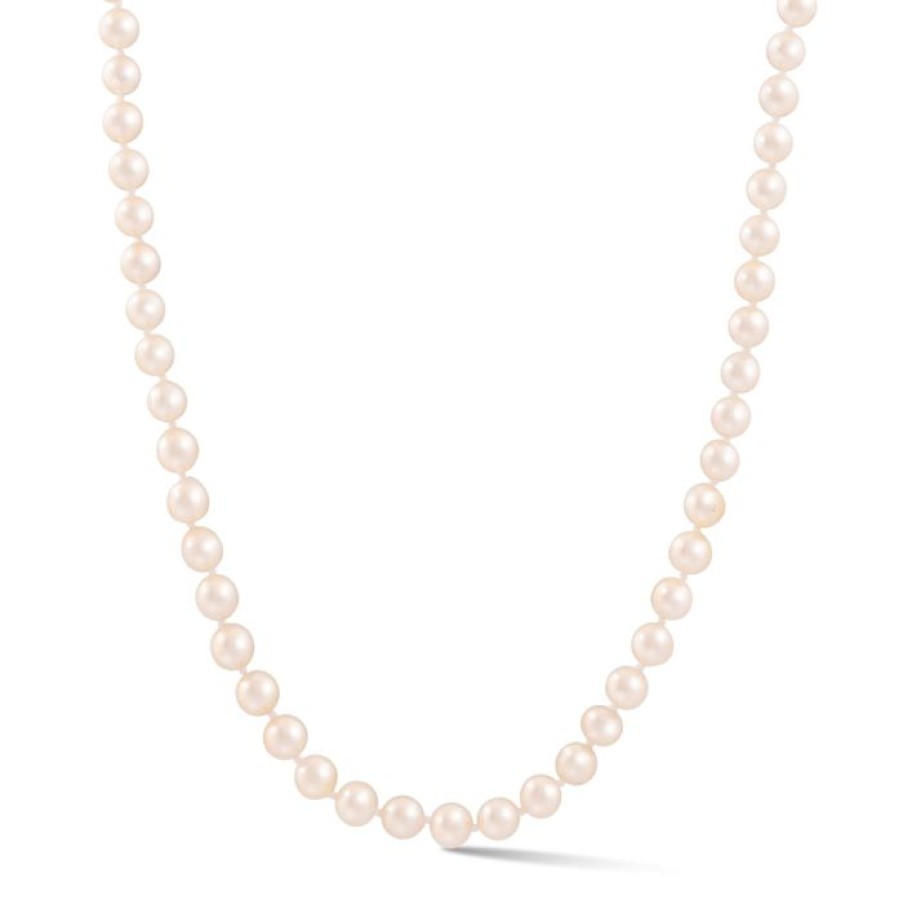 Jewelry STORROW | 14K 22" Aaa 5-7Mm Japanese Akoya Pearl Howie Necklace