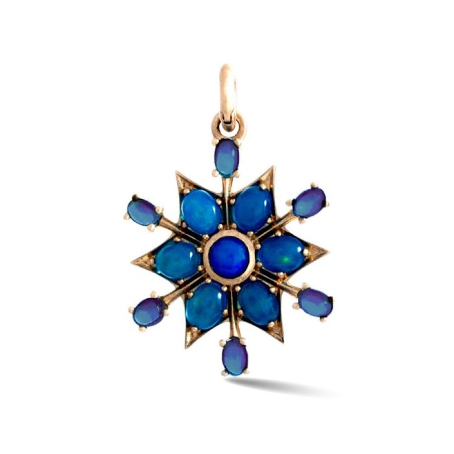 Jewelry STORROW | 14K Gold & Blue Opal Sadie Charm