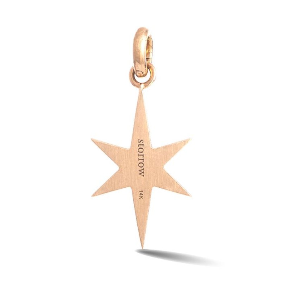 Jewelry STORROW | 14K Gold Pearl & Diamond Stella Charm