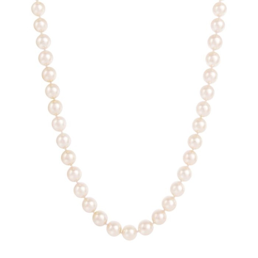 Jewelry STORROW | 14K 22" Aaa 7.5-8.5Mm Japanese Akoya Pearl Howie Necklace