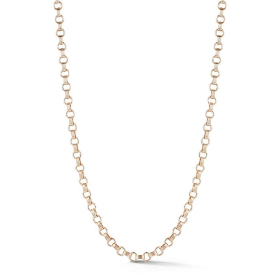 Jewelry STORROW | 14K Gold Book Link 16" Everett Chain