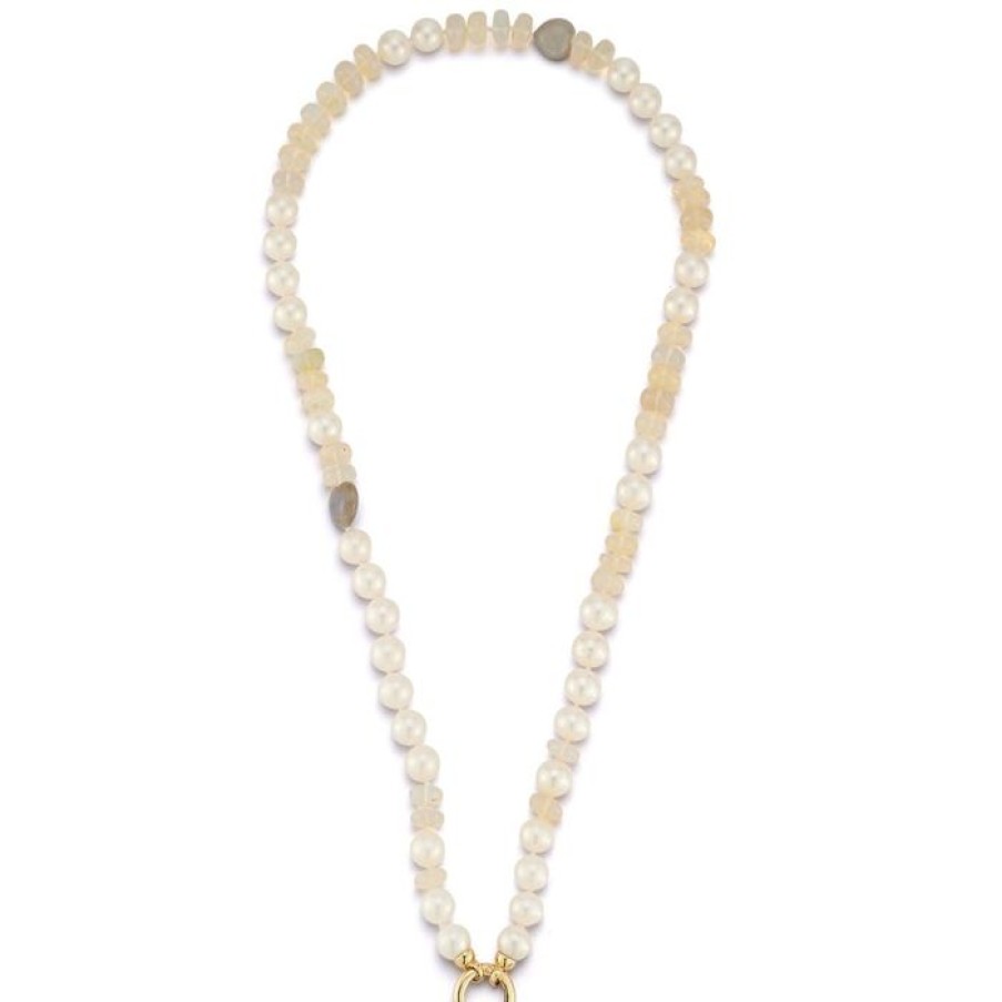 Jewelry STORROW | 14K 19.5" 8Mm Freshwater Pearl & Gem Sweet Maisy #1 Necklace