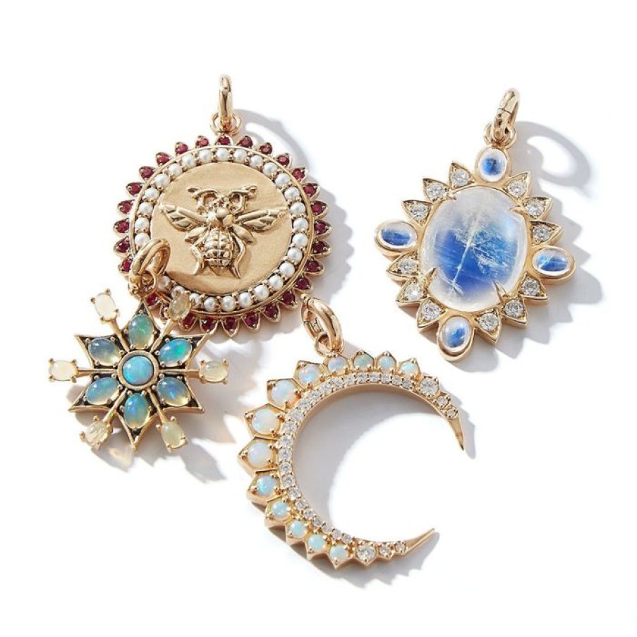 Jewelry STORROW | 14K Gold & Opal Sadie Charm