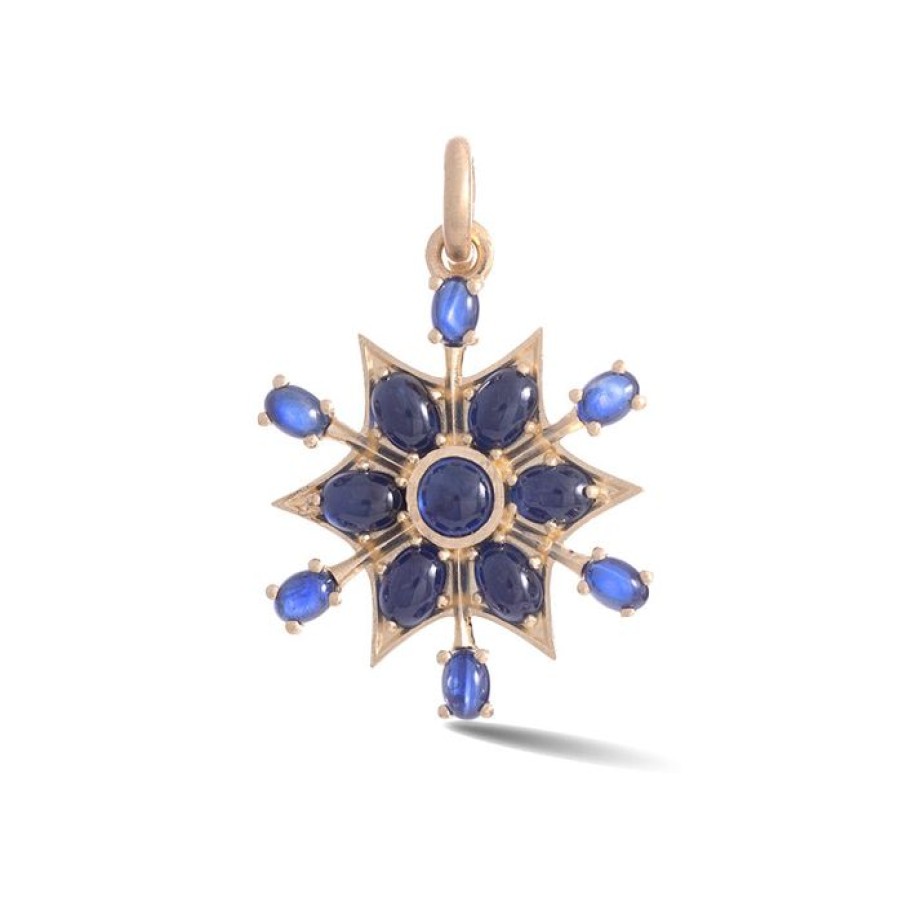 Jewelry STORROW | 14K Gold & Blue Sapphire Sadie Charm