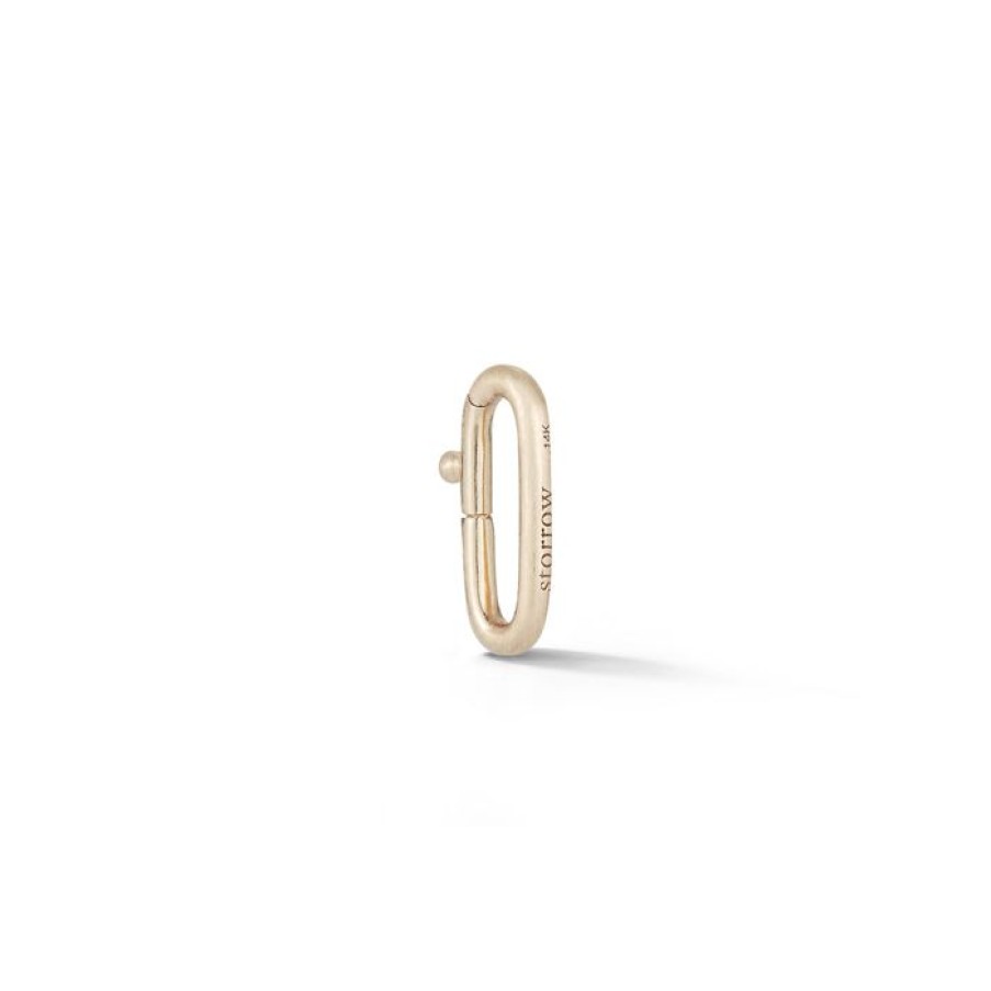 Jewelry STORROW | 14K Gold Oval Clip Bail