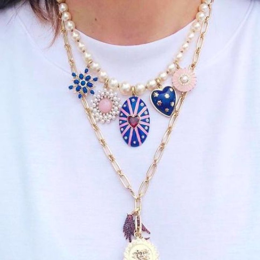 Jewelry STORROW | 14K Juliet, Emmeline & Anna Multi-Charm Necklace