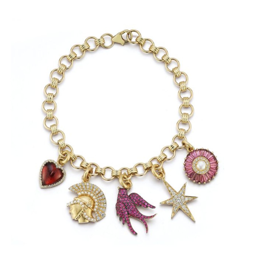 Jewelry STORROW | 14K Reid & Stella Multi-Charm Bracelet